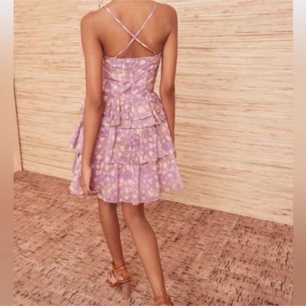 ULLA JOHNSON Celina Mini Dress Sz 2 - Picture 6 of 6